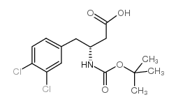 Boc-(R)-3-amino-4-(3,4-dichloro-phenyl)-butyric Acid - Chemical structure and product image