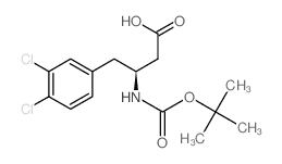 Boc-(S)-3-amino-4-(3,4-dichloro-phenyl)-butyric Acid - Chemical structure and product image