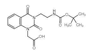 Boc-3-(2-aminoethyl)-1-carboxymethyl-quinazoline-2,4-dione - Chemical structure and product image