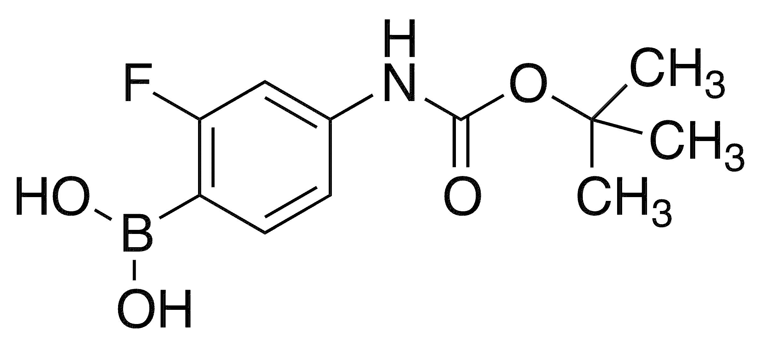 4-(Boc-amino)-2-fluorophenylboronic Acid - Chemical structure and product image