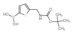 5-(Boc-aminomethyl)thiophene-2-boronic Acid - Chemical structure and product image