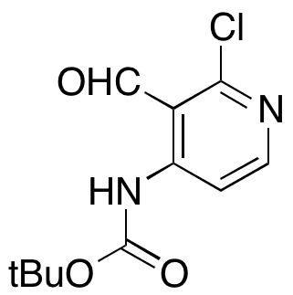 4-(Boc-amino)-2-chloro-3-pyridinecarbaldehyde - Chemical structure and product image