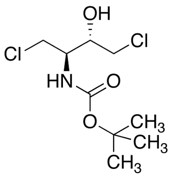 2R-(t-Boc)amino-1,4-dichloro-3S-hydroxybutane - Chemical structure and product image
