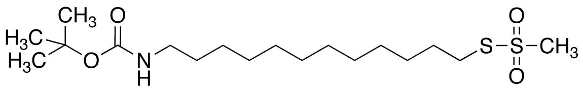 12-(t-Boc-amino)-1-dodecyl Methanethiosulfonate - Chemical structure and product image