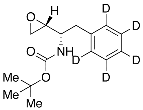 (2R,3S)-3-Boc-amino-1,2-epoxy-4-phenyl-d5-butane - Chemical structure and product image