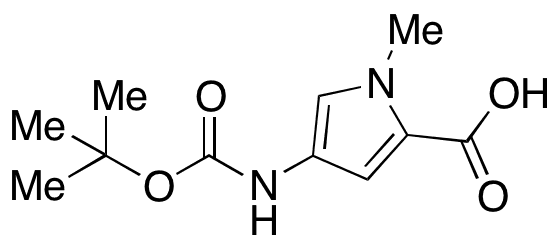 4-(Boc-amino)-1-methylpyrrole-2-carboxylic Acid - Chemical structure and product image