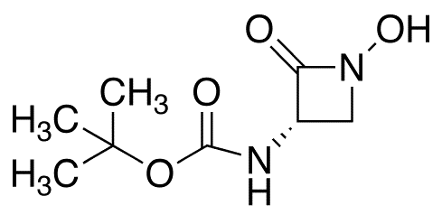 (S)-3-(N-Boc-amino)-1-hydroxy-2-azetidinone - Chemical structure and product image