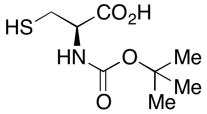 Boc-L-cysteine - Chemical structure and product image