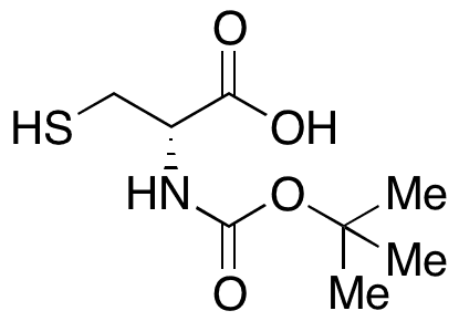 N-Boc-D-cysteine - Chemical structure and product image