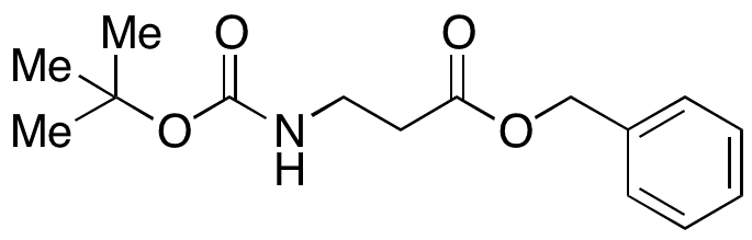 Boc-beta-alanine Benzyl Ester - Chemical structure and product image