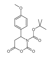 N-Boc-beta-alanine-beta-4-methoxyphenyl-n-carboxyanhydride - Chemical structure and product image