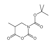 N-Boc-beta-alanine-alpha-methyl-n-carboxyanhydride - Chemical structure and product image