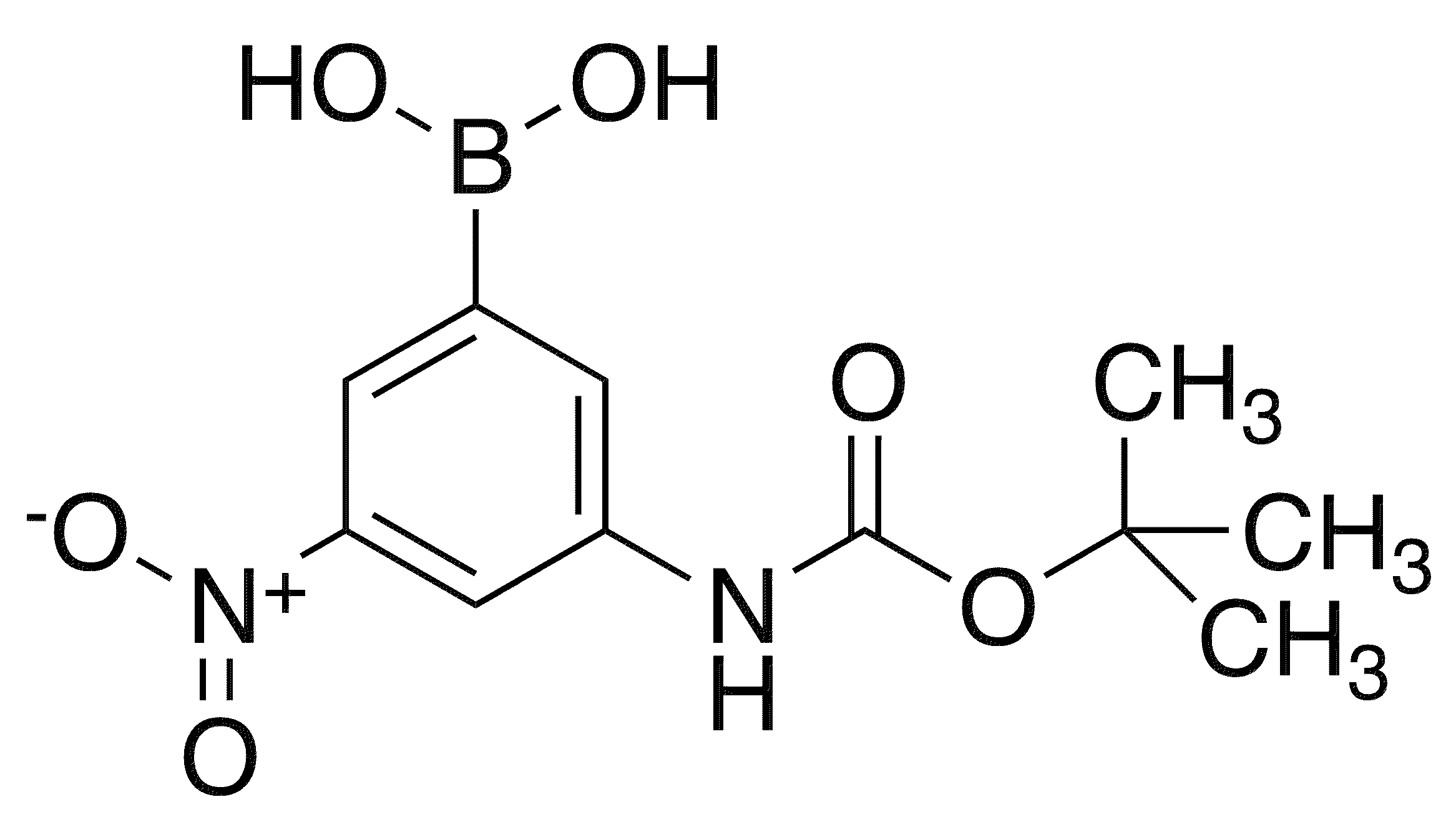 3-Boc-Amino-5-nitrophenylboronic acid - Chemical structure and product image