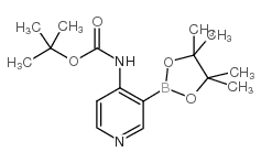 4-Boc-Aminopyridine-3-boronic Acid Pinacol Ester - Chemical structure and product image