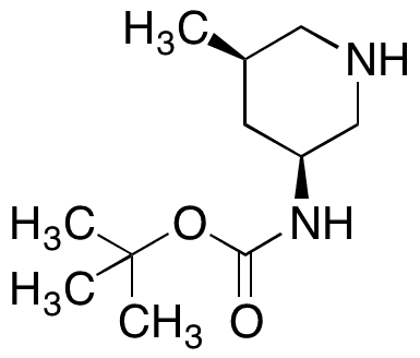 (3S,5R)-3-(Boc-Amino)-5-methylpiperidine - Chemical structure and product image