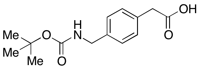 4-Boc-aminomethylphenylacetic Acid - Chemical structure and product image