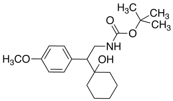 N-Boc-1-[2-amino-1-(4-methoxyphenyl)ethyl]cyclohexanol - Chemical structure and product image