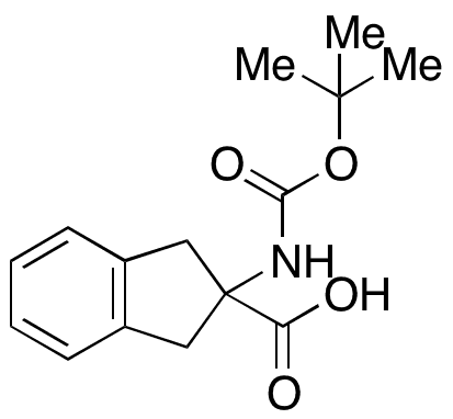 N-Boc-2-aminoindane-2-carboxylic Acid - Chemical structure and product image