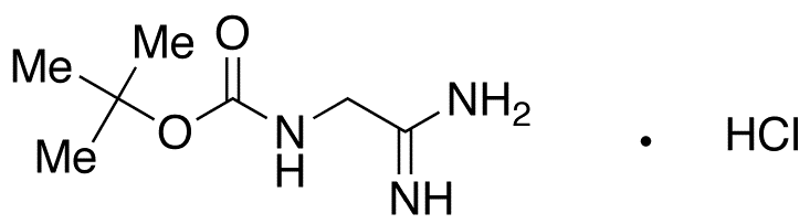 N-Boc-aminomethylamidine Hydrochloride - Chemical structure and product image