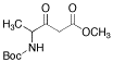 4-(N-Boc-amino)-3-oxo-pentanoic Acid Methyl Ester - Chemical structure and product image