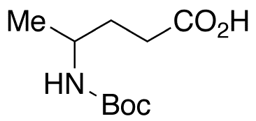 N-Boc-4-aminopentanoic Acid - Chemical structure and product image