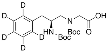 (2S)-N-(2-Boc-amino-3-phenyl-d5-propyl) Boc-glycine - Chemical structure and product image