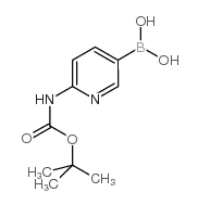 2-Boc-amino pyridine-5-boronic acid - Chemical structure and product image