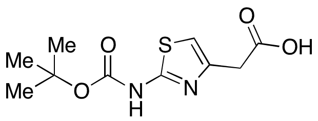 Boc-2-amino-4-thiazole Acetic Acid - Chemical structure and product image