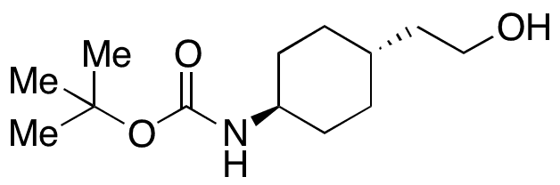 trans-1-(Boc-amino)-4-(2-hydroxyethyl)cyclohexane - Chemical structure and product image