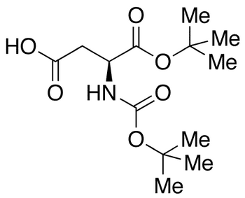 N-tert-Boc-L-aspartic Acid tert-Butyl Ester - Chemical structure and product image