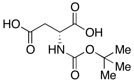 N-Boc-D-aspartic Acid - Chemical structure and product image