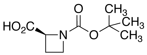 N-Boc-L-azetidine-2-carboxylic Acid - Chemical structure and product image