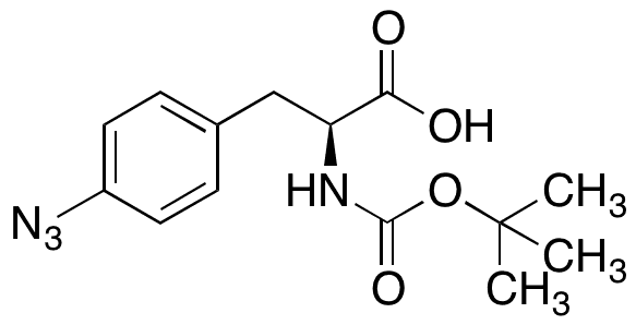 Boc-4-azido-L-phenylalanine - Chemical structure and product image