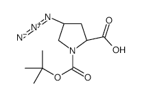 (2S, 4S)-Boc-4-azidoproline - Chemical structure and product image