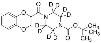 4-Boc-1-(1,4-benzodioxan-2-ylcarbonyl)piperazine-d8 - Chemical structure and product image