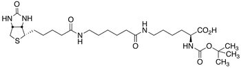 N2-t-Boc-N6-(biotinamido-6-N-caproylamido)lysine - Chemical structure and product image