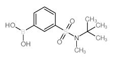 3-(N-t-butyl-N-methylsulfamoyl)phenylboronic acid - Chemical structure and product image