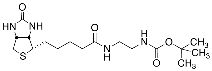 N-Boc-Biotinylethylenediamine - Chemical structure and product image