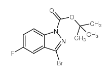 1-Boc-3-bromo-5-fluoro-indazole - Chemical structure and product image