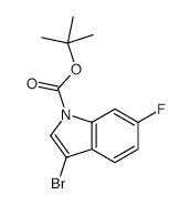 1-Boc-3-bromo-6-fluoroindole - Chemical structure and product image