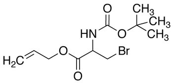 L-N-t-Boc-2-bromomethyl Glycine Allyl Ester - Chemical structure and product image