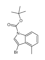 N-Boc-3-bromo-4-methylindole - Chemical structure and product image