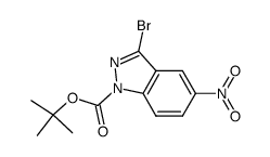 1-Boc-3-bromo-5-nitro-1h-indazole - Chemical structure and product image
