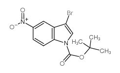 1-Boc-3-bromo-5-nitroindole - Chemical structure and product image