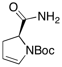 (S)-Boc-2-carbamoyl-2,3-dihydro-1H-pyrrole - Chemical structure and product image