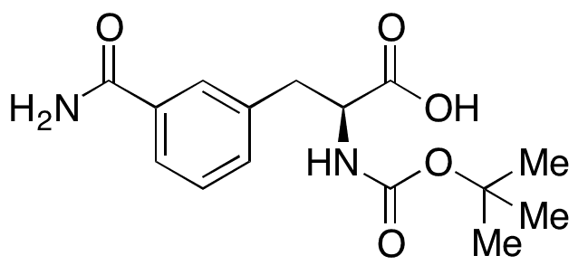 Boc-L-3-carbamoylphenylalanine - Chemical structure and product image