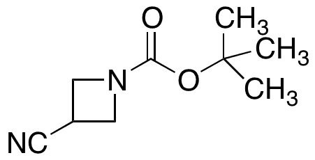 1-â€‹(N-â€‹Boc)â€‹-â€‹3-â€‹cyanoazetidine - Chemical structure and product image
