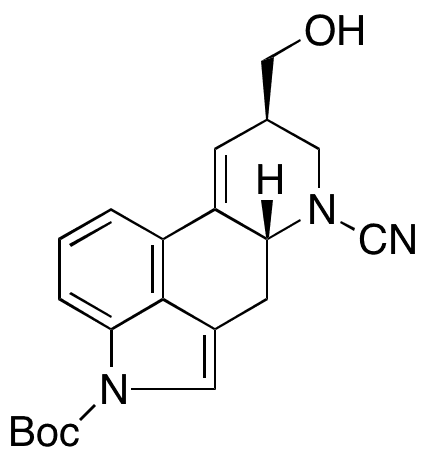 1N-Boc-6-cyano-6-norlysergol - Chemical structure and product image