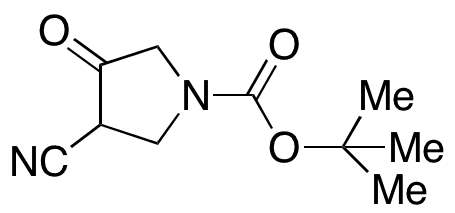 1-Boc-3-cyano-4-pyrrolidinone - Chemical structure and product image