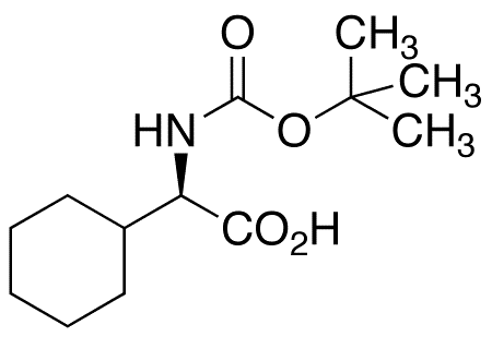 N-Boc-D-cyclohexylglycine - Chemical structure and product image